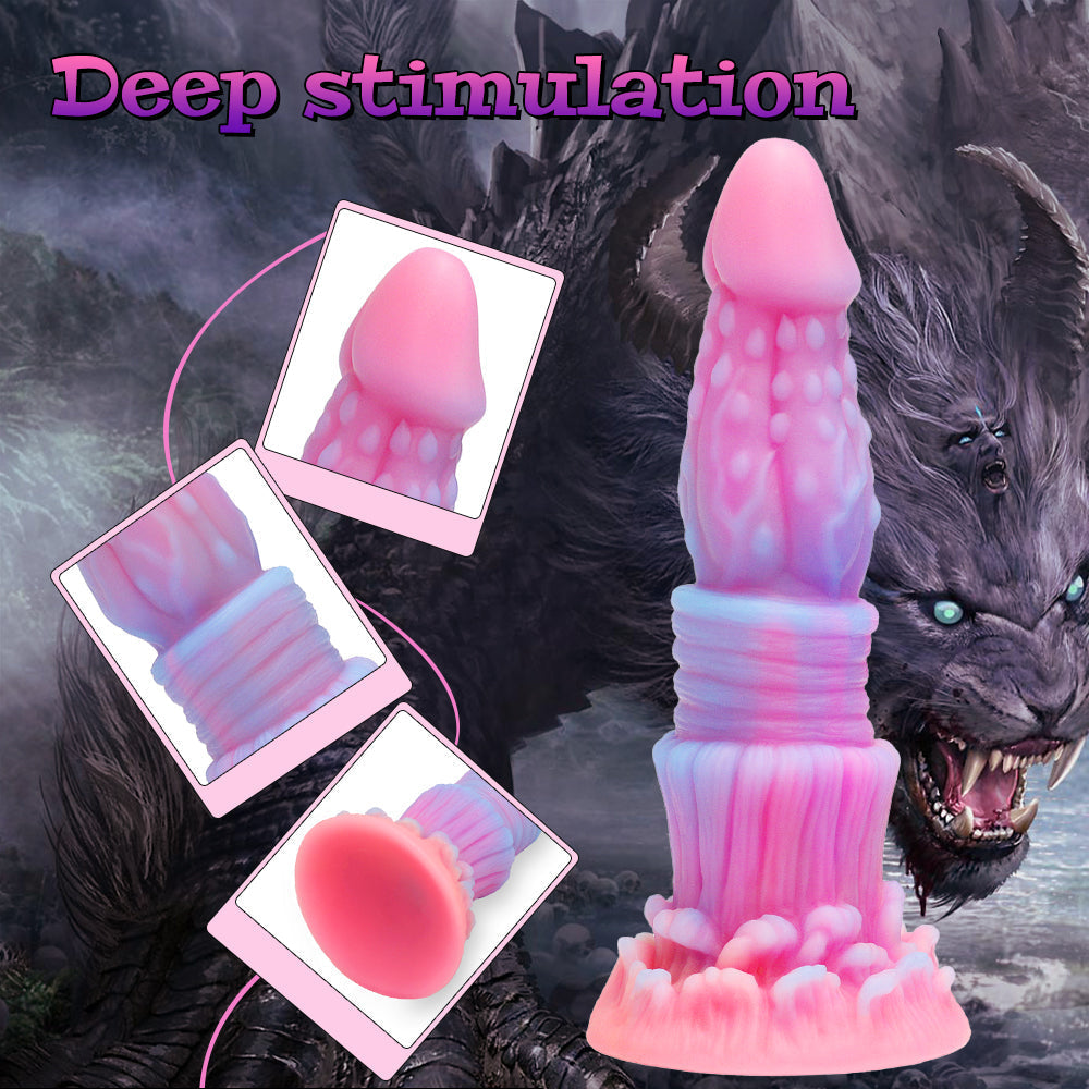 7 Inch Glow In The Dark Monster Dildo Xoxomoving