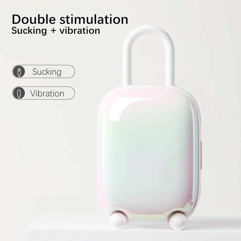 Xoxomoving - Colorful travel case female sex toys multi-frequency vibrator sucker Xoxomoving