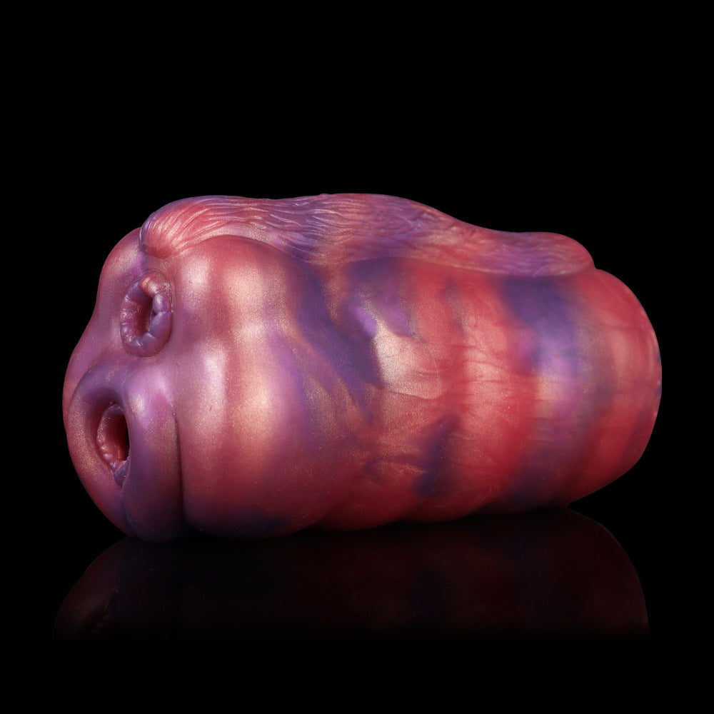 Fantasy Monster Pocket Pussy Male Masturbator - Double Hole Penis Masturbation Silicone Stroker Xoxomoving
