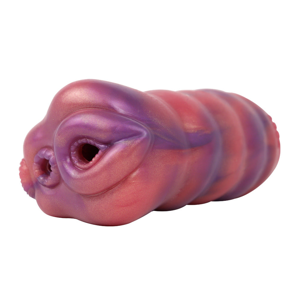 Fantasy Monster Pocket Pussy Male Masturbator - Double Hole Penis Masturbation Silicone Stroker Xoxomoving
