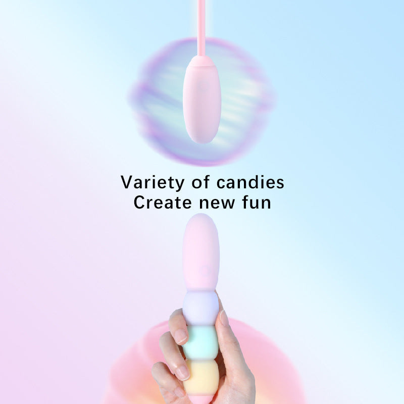 Xoxomoving - Candy Vibrator DIY Vibrator Egg Removable Sex Toys Female Masturbator Xoxomoving