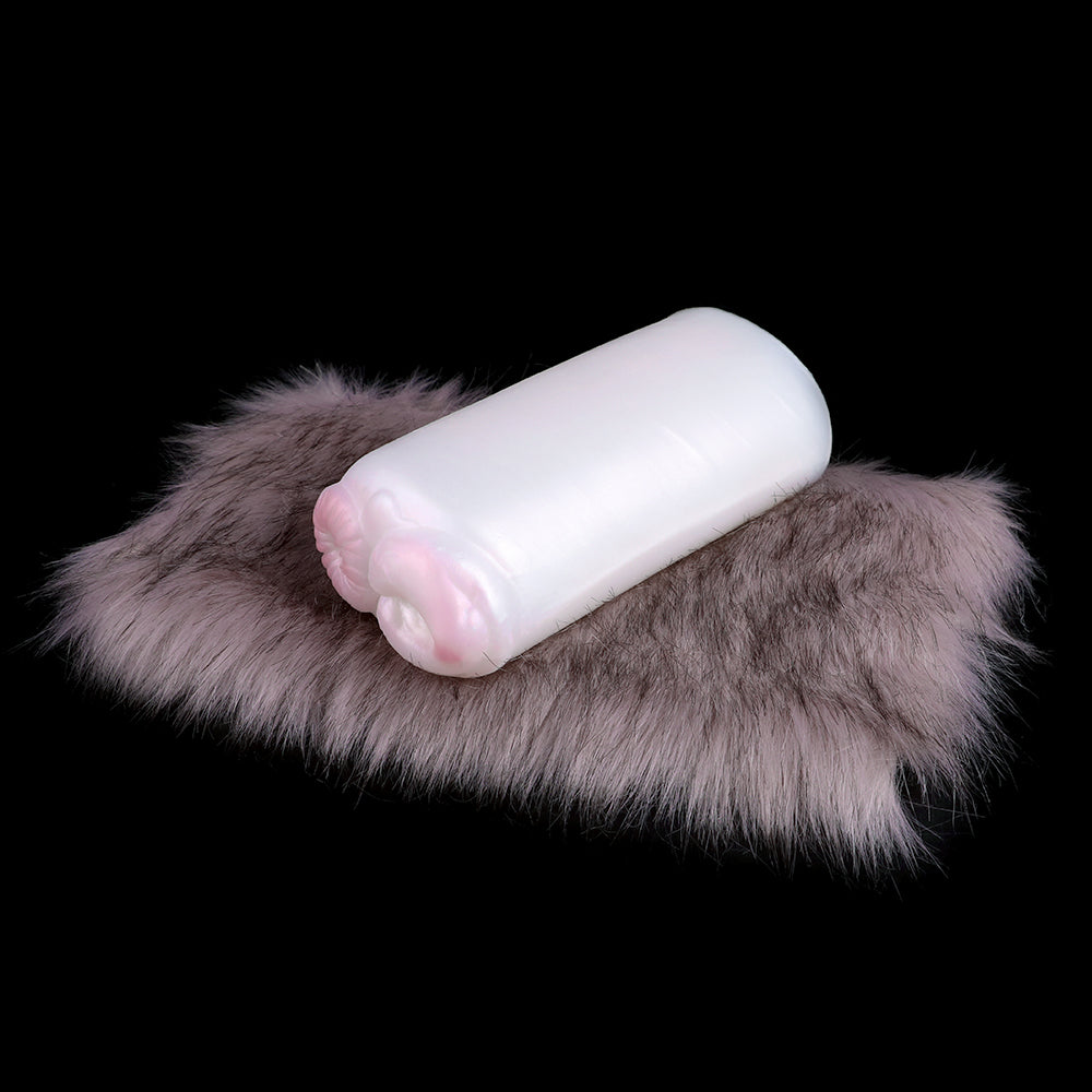 Furry Rabbit Pocket Pussy Masturbation Cup - Animal Vagina Penis Massage Sex Toy for Men Xoxomoving