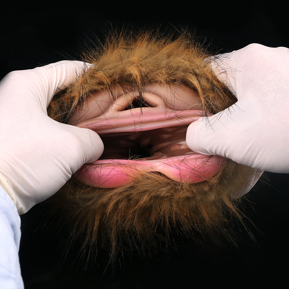Tiger Pocket Pussy Furry Sex Doll - Realistic Animal Masturbator Sex Toy for Men Blowjob Xoxomoving