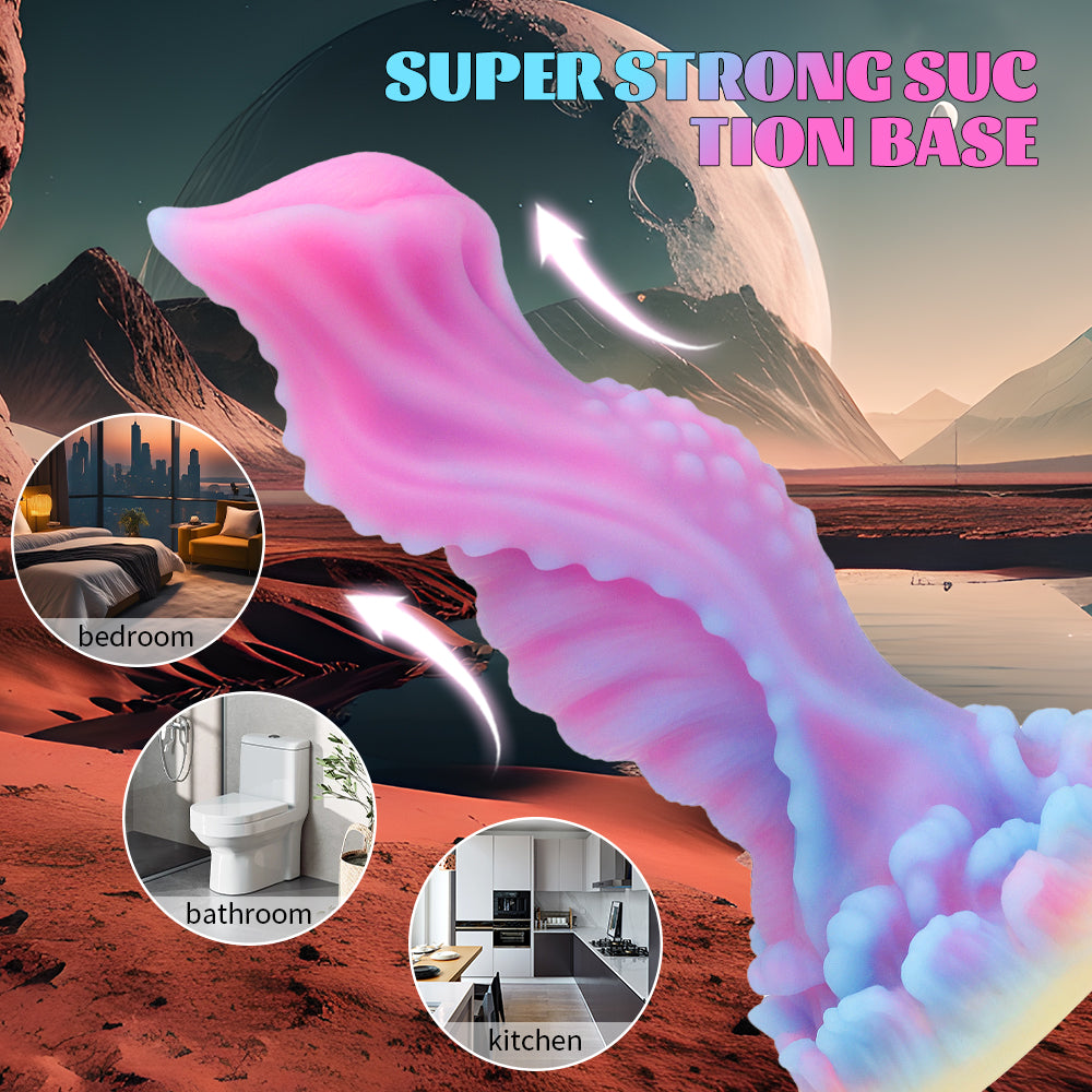 Liquid Silicone Fantasy Textured Dragon Dildo Xoxomoving
