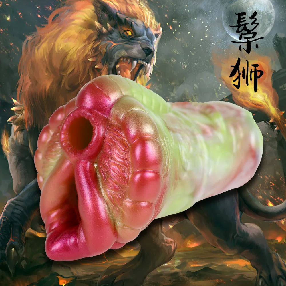 Monster Vagina Pocket Pussy Masturbation Cup - Silicone Exotic Penis Trainer Male Sex Toy Xoxomoving