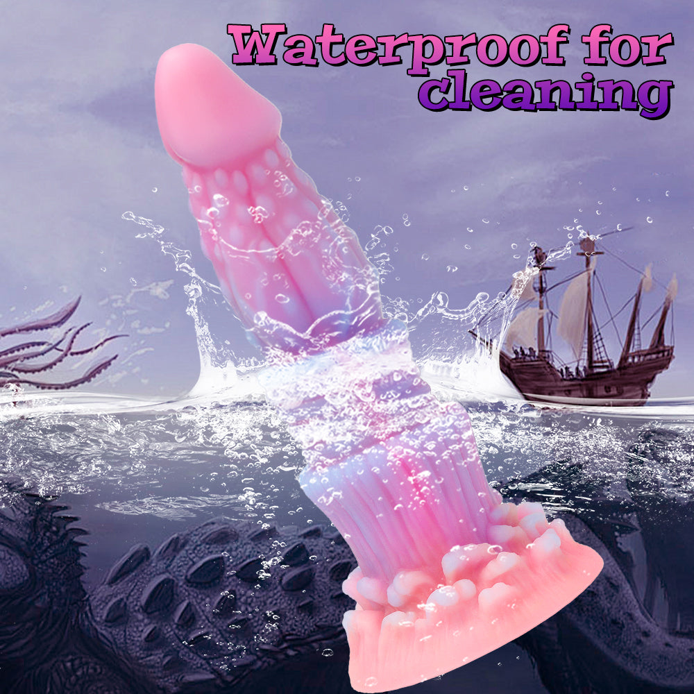 7 Inch Glow In The Dark Monster Dildo Xoxomoving