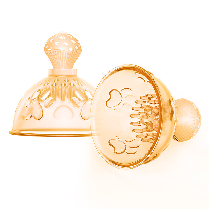 Xoxomoving - Heart Cup Breast Massager Rotating Tease Female Sex Toy Xoxomoving