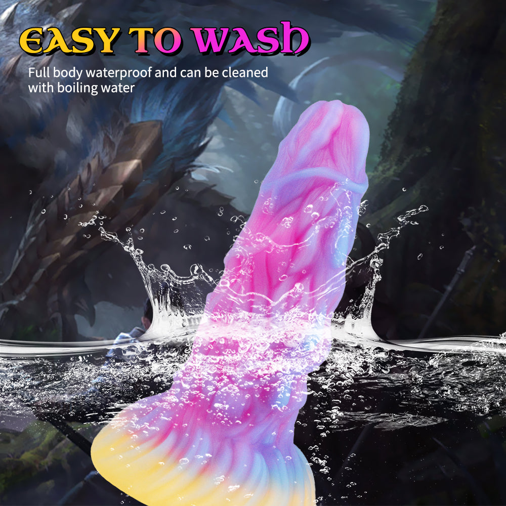 7 Inch Silicone Fantasy Lion Monster Dildo Xoxomoving