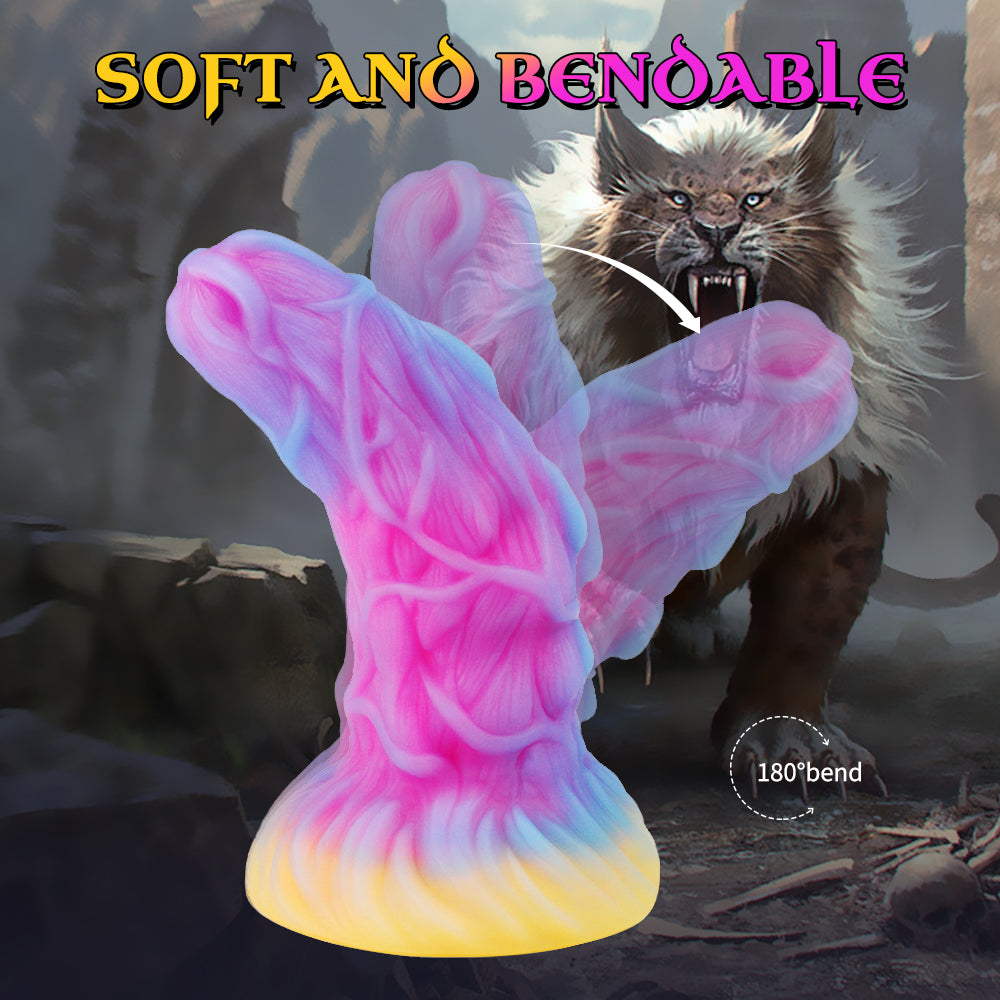 7 Inch Silicone Fantasy Lion Monster Dildo Xoxomoving