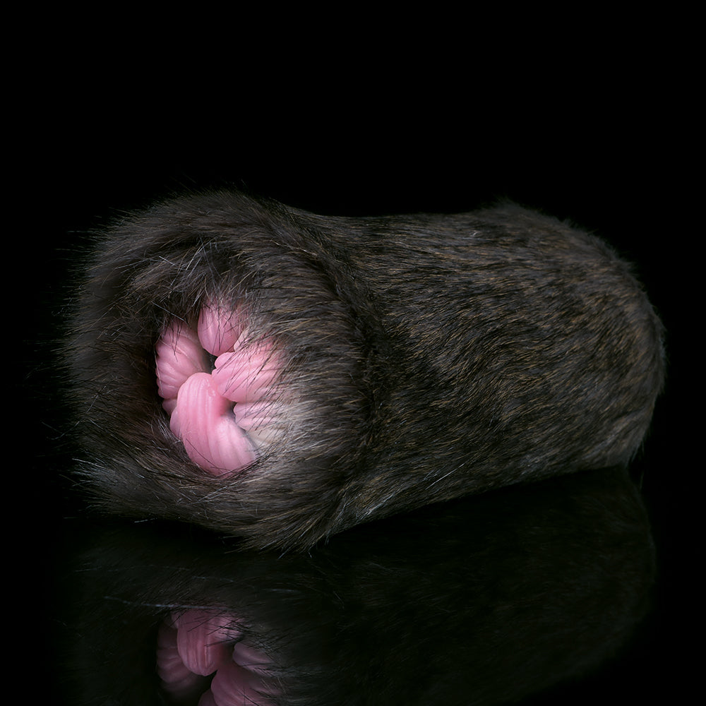Black Cat Pussy Masturbaton Cup Sex Toy for Men - Furry Animal Vagina Penis Massage Male Masturbator Xoxomoving