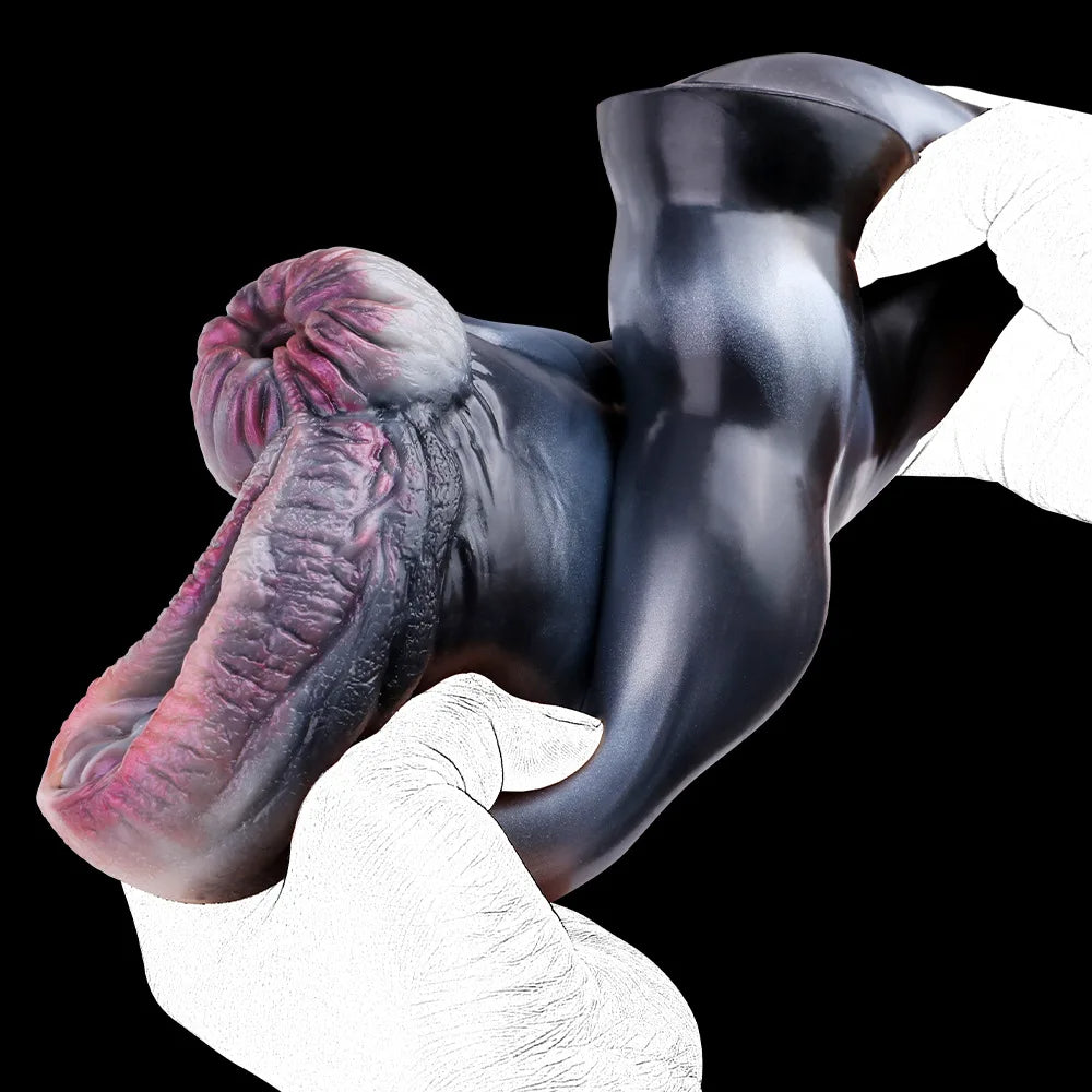 Zebra Animal Vagina Pussy Male Masturbation Cup - Pocket Realistic Silicone Penis Sex Toy Xoxomoving