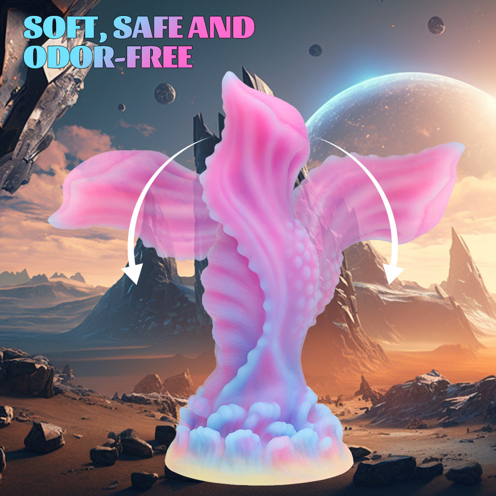 Liquid Silicone Fantasy Textured Dragon Dildo Xoxomoving