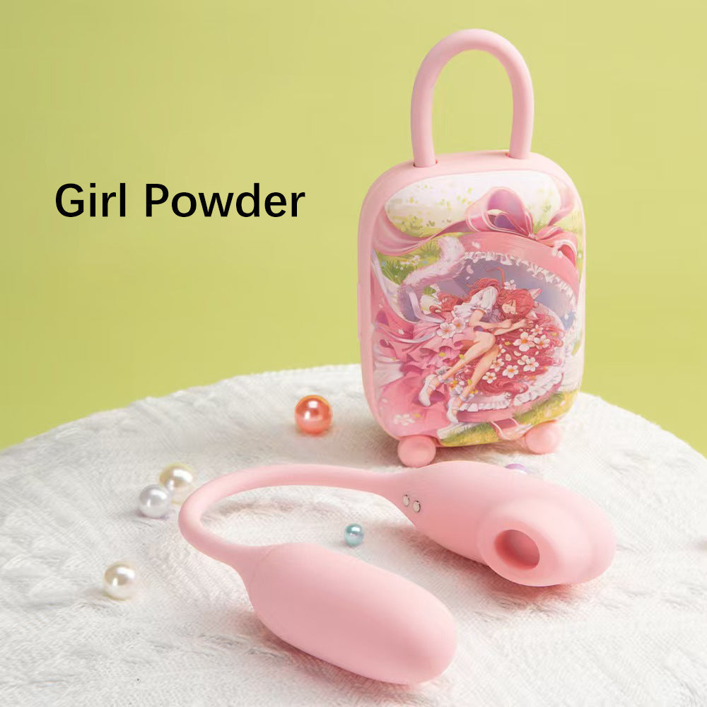 Xoxomoving - Colorful travel case female sex toys multi-frequency vibrator sucker Xoxomoving