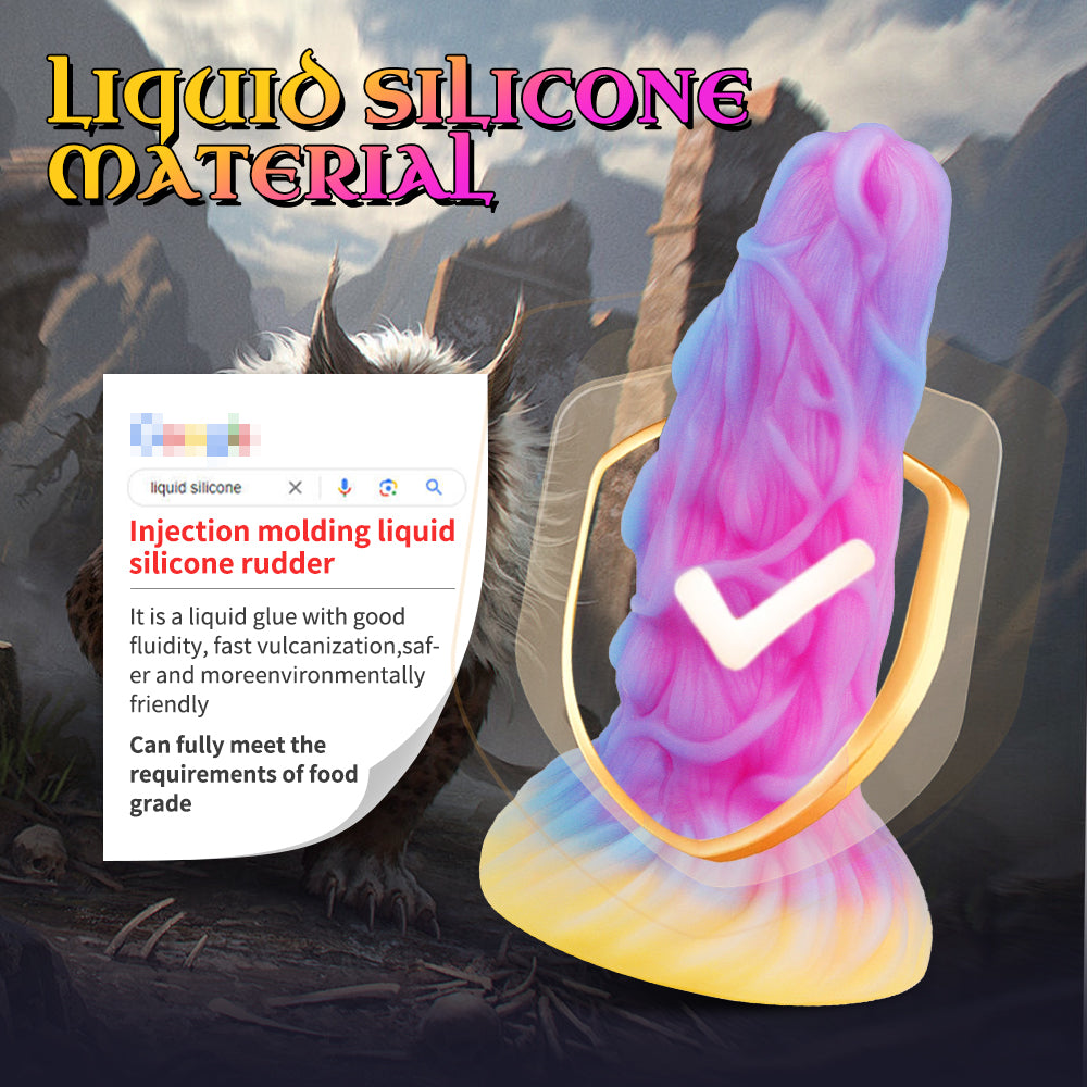 7 Inch Silicone Fantasy Lion Monster Dildo Xoxomoving