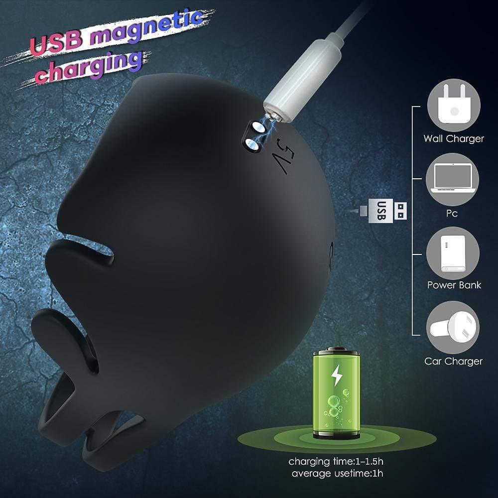 1.29" 9-Speed Vibrating Penis Ring with Remote Control Xoxomoving