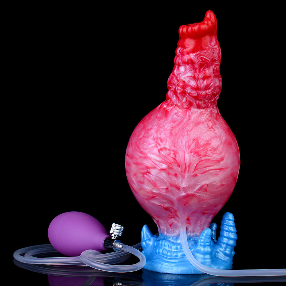 7 Inch Fantasy Ejaculating Dog Inflatable Dildo Xoxomoving