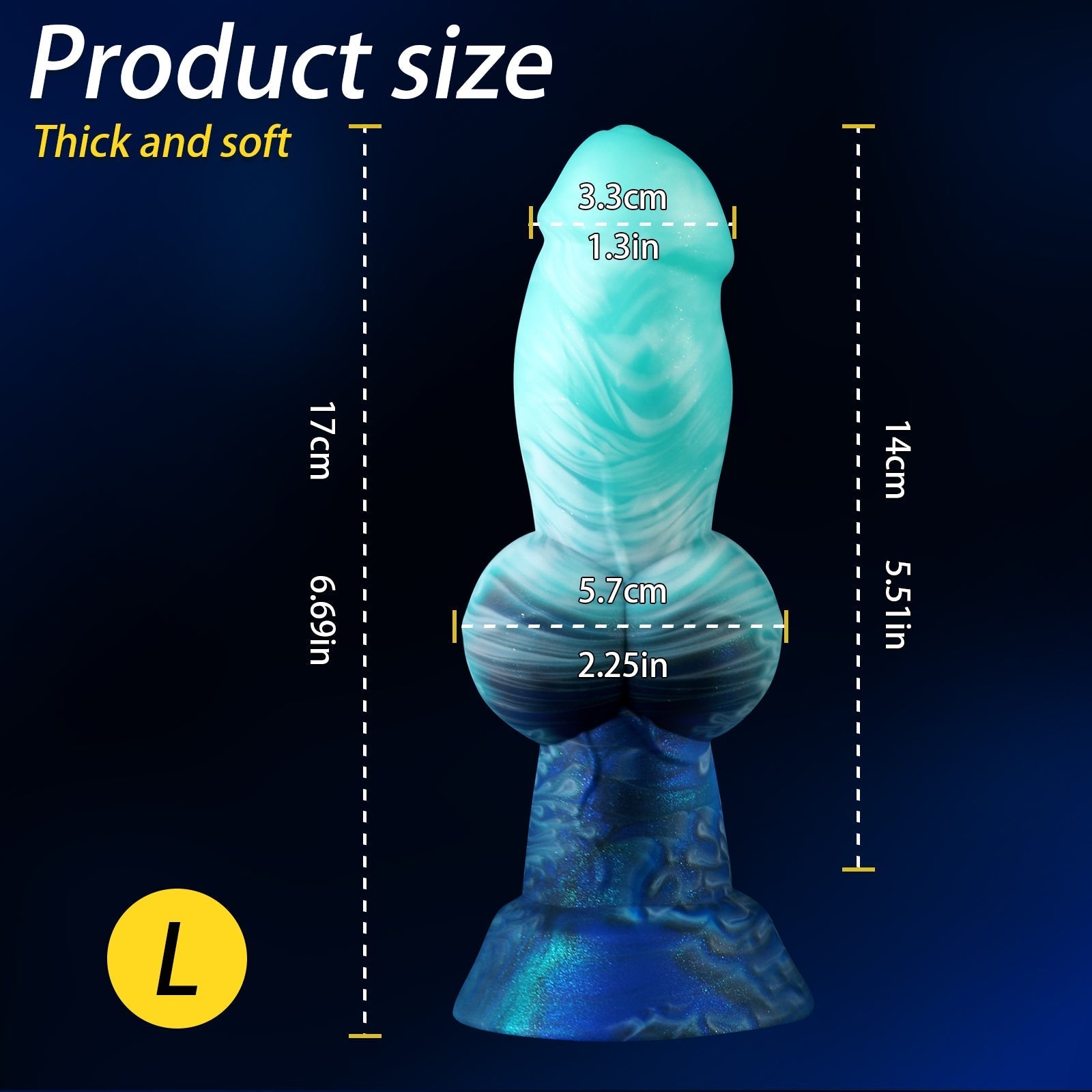 6 Inch Green Silicone Knotted Dog Dildo Xoxomoving