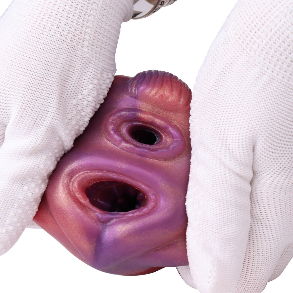 Fantasy Monster Pocket Pussy Male Masturbator - Double Hole Penis Masturbation Silicone Stroker Xoxomoving