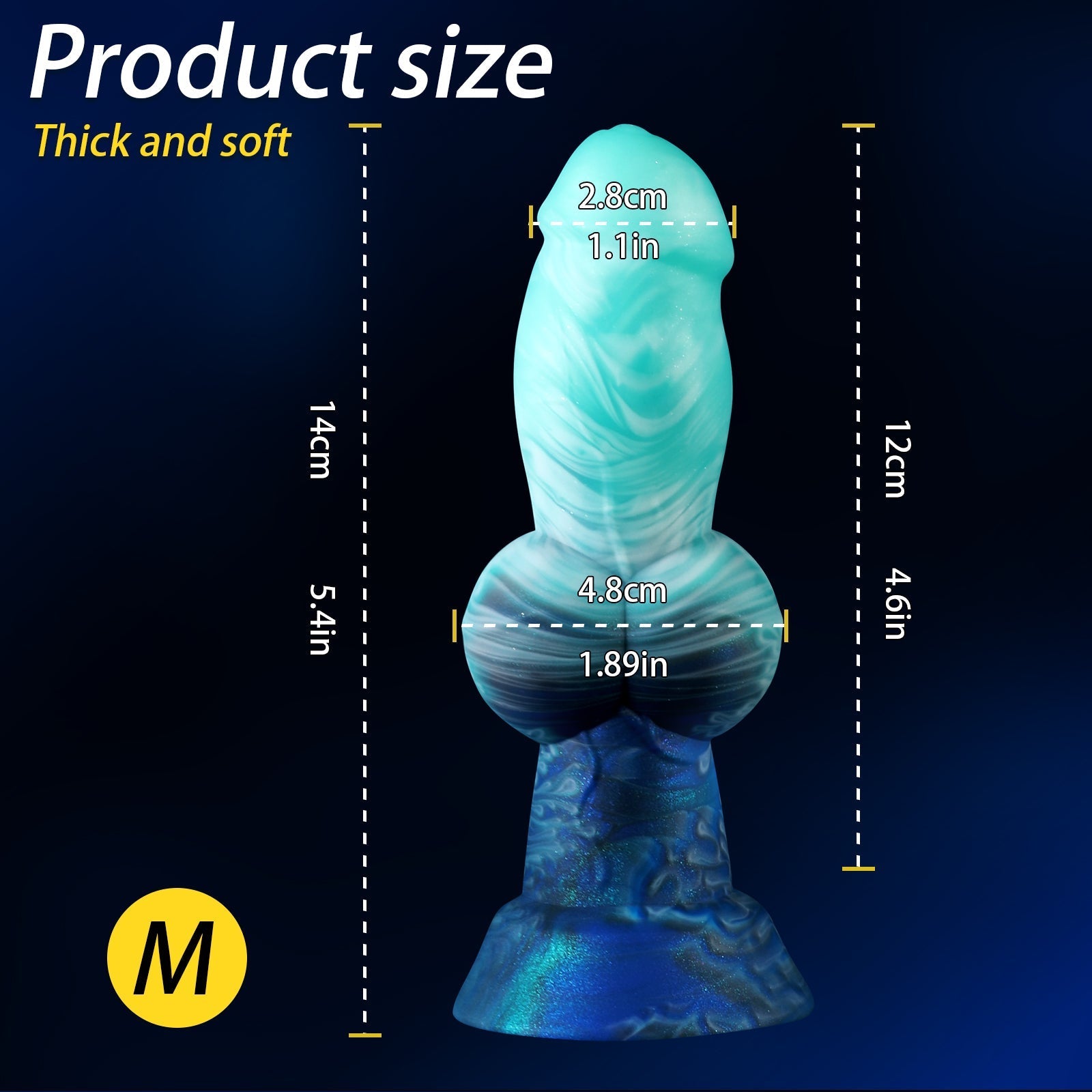 6 Inch Green Silicone Knotted Dog Dildo Xoxomoving