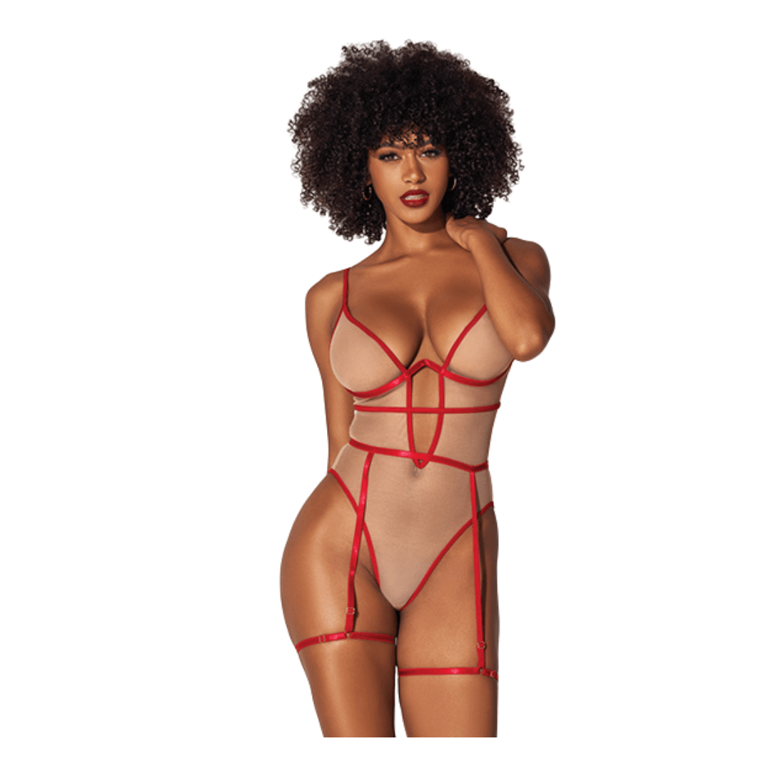 Blair Sheer Bodysuit Xoxomoving