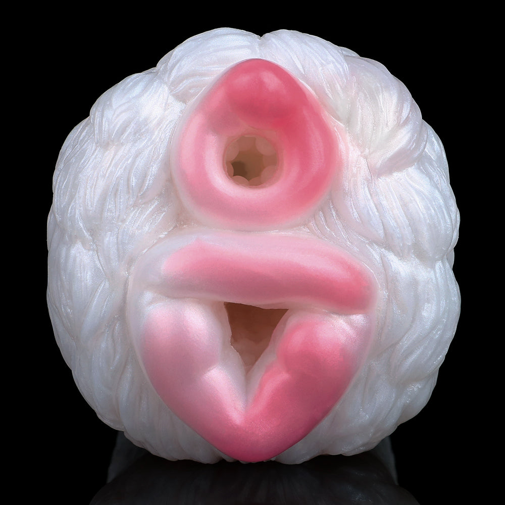 Vibrating Beast Pussy Male Masturbator - Remoter Bullet Penis Masturbation Sex Toy for Men Xoxomoving