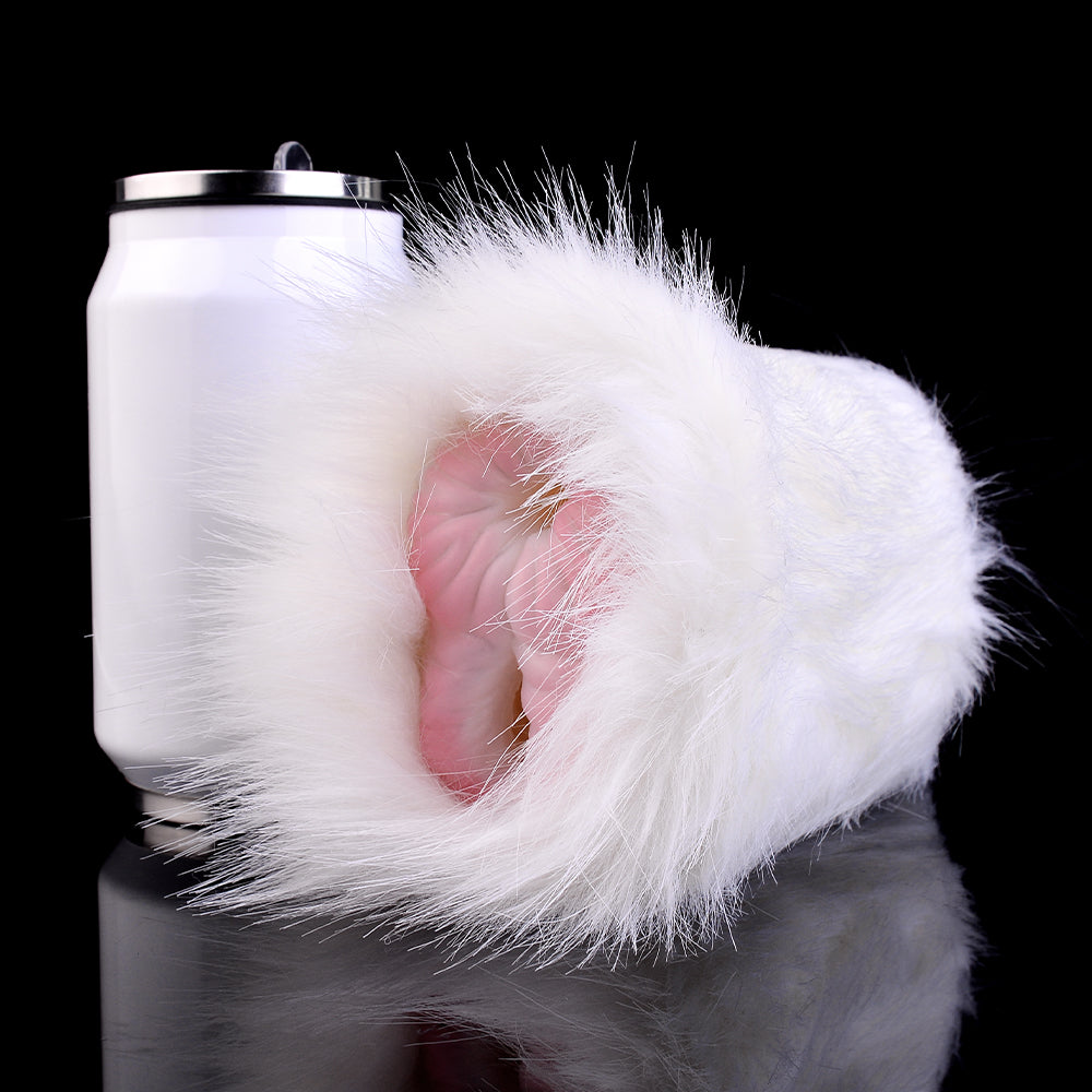 Merino Sheep Pocket Pussy Furry Sex Doll - White Fur Animal Pussies Penis Masturbator Xoxomoving