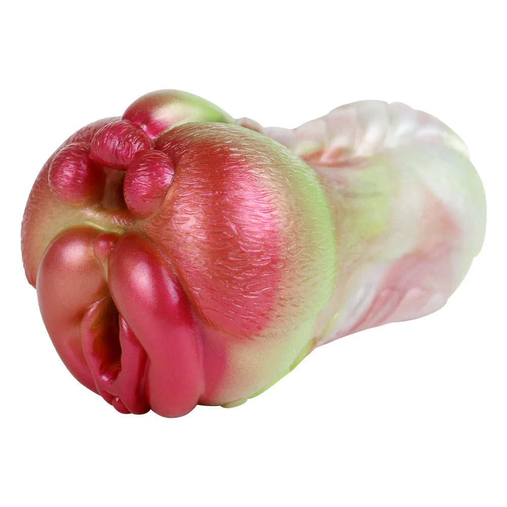 Cat Vagina Pocket Pussy Male Masturbator - Silicone Animal Penis Masturbation Cup Xoxomoving