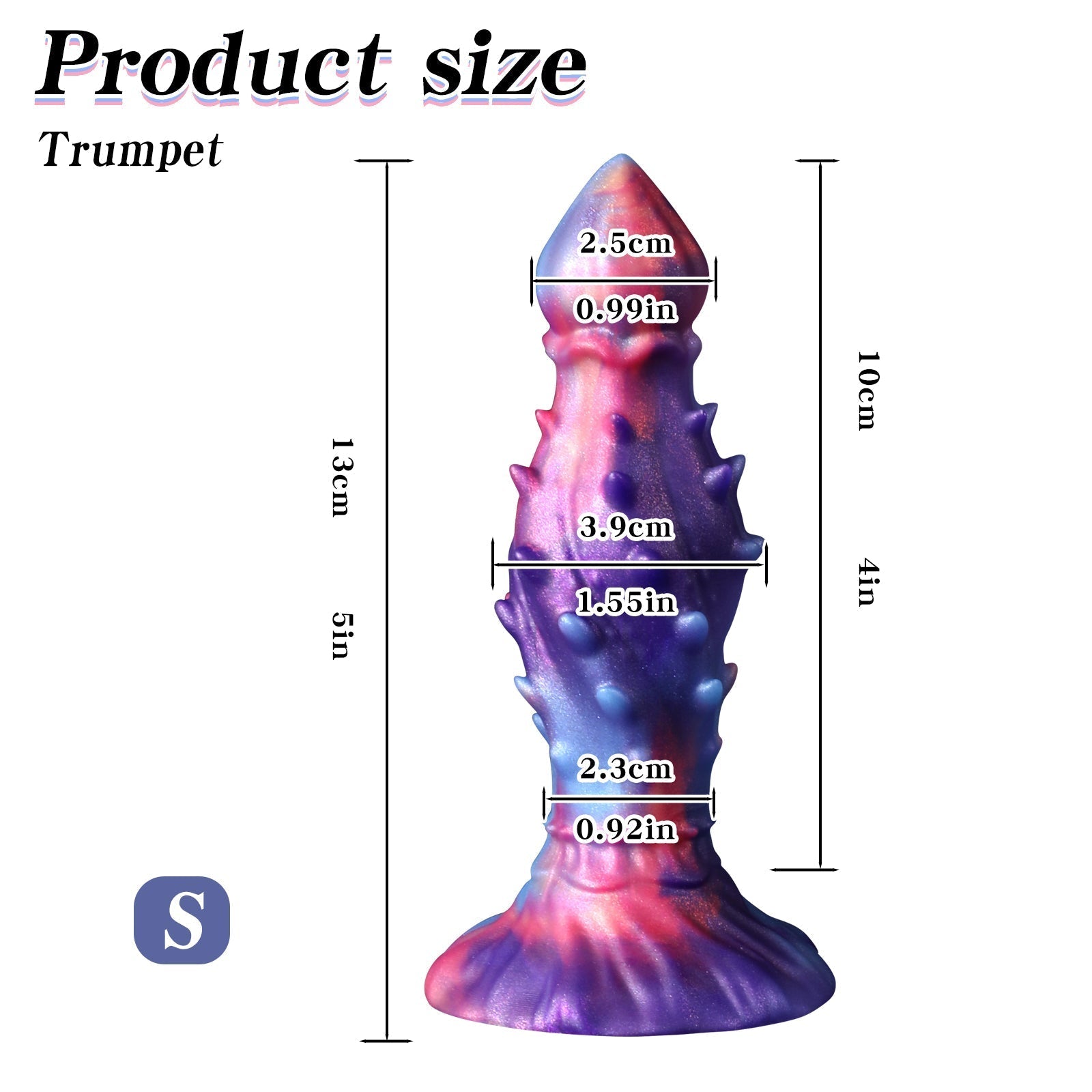 Fantasy Spiked Anal dildo 7.8 Inches Xoxomoving