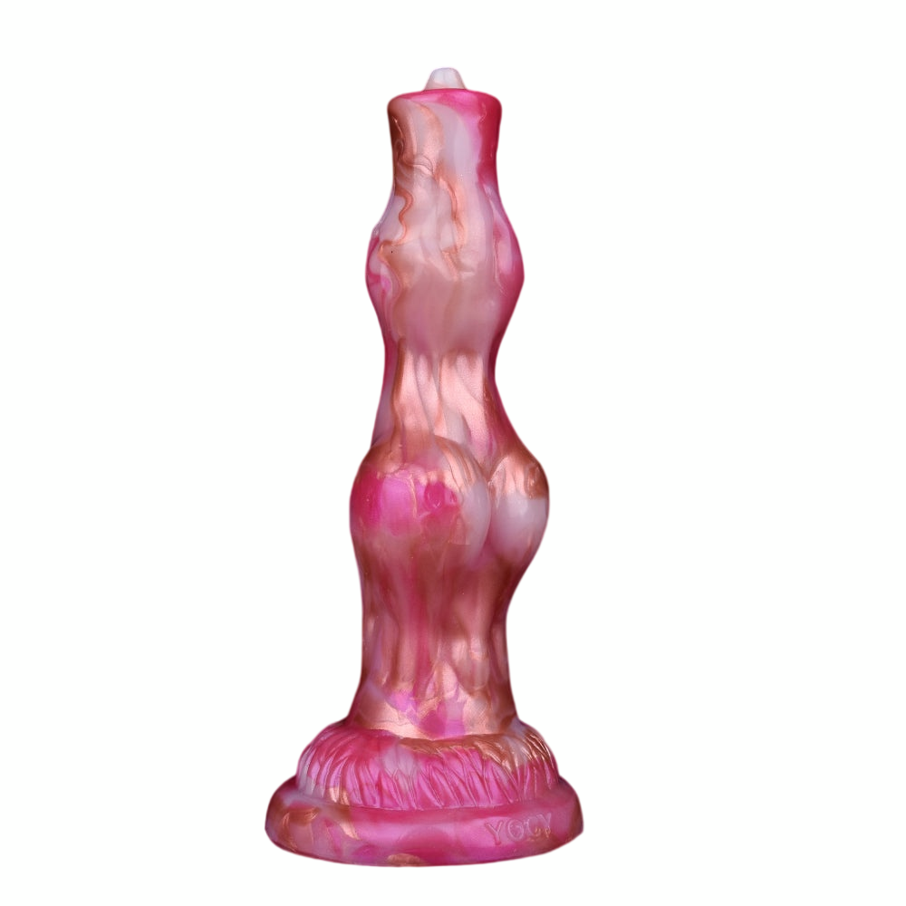 8 Inch Double Knot Vibrating Strap On Dildo Xoxomoving