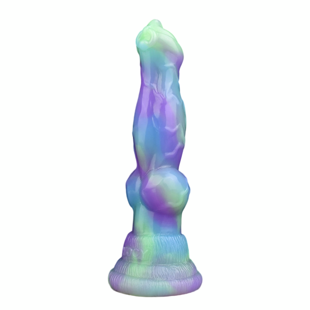 7 Inch Knot Glow In The Dark Dog Dildo Xoxomoving