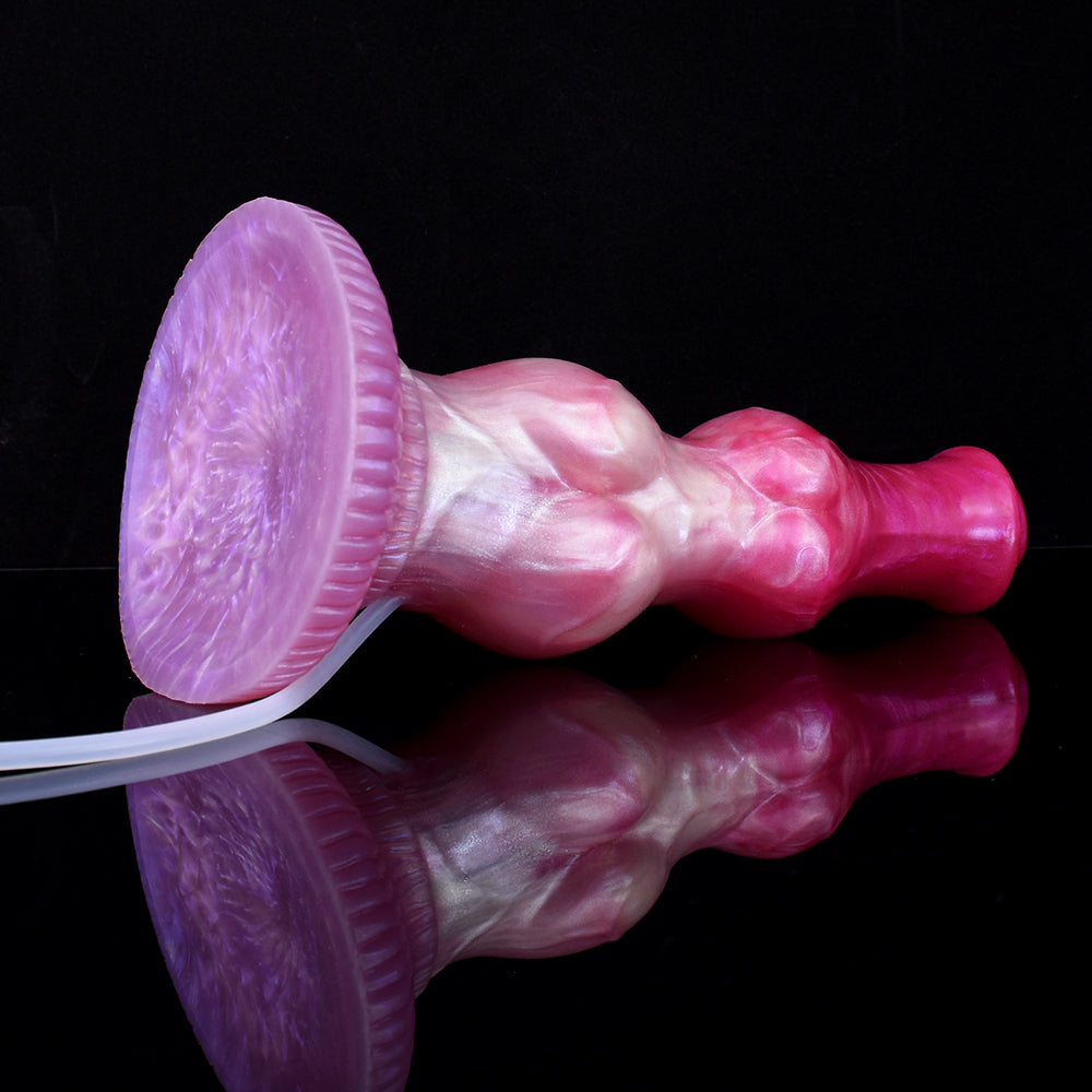 10 Inch Double Knot Dog Squirting Dildo Xoxomoving