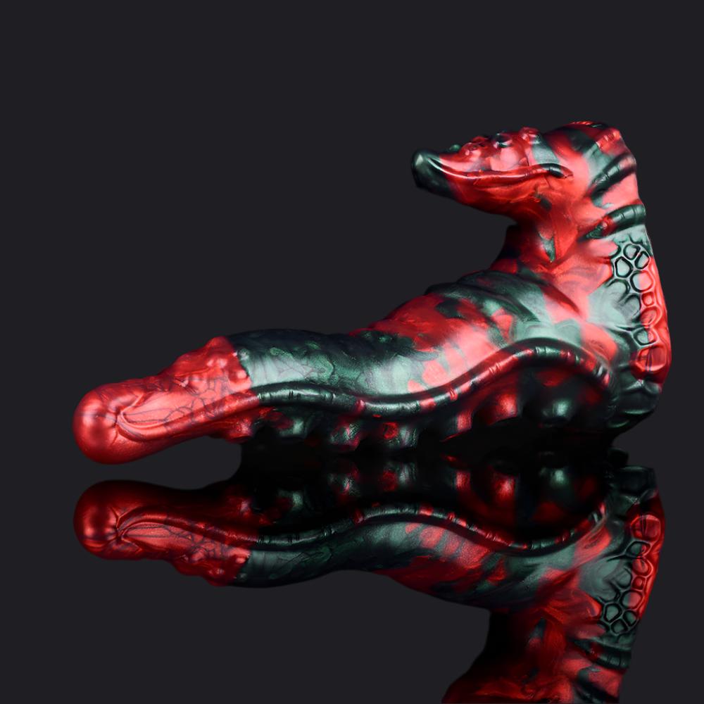 Bashe Dildo Premium Silicone Serpent Fantasy Toy