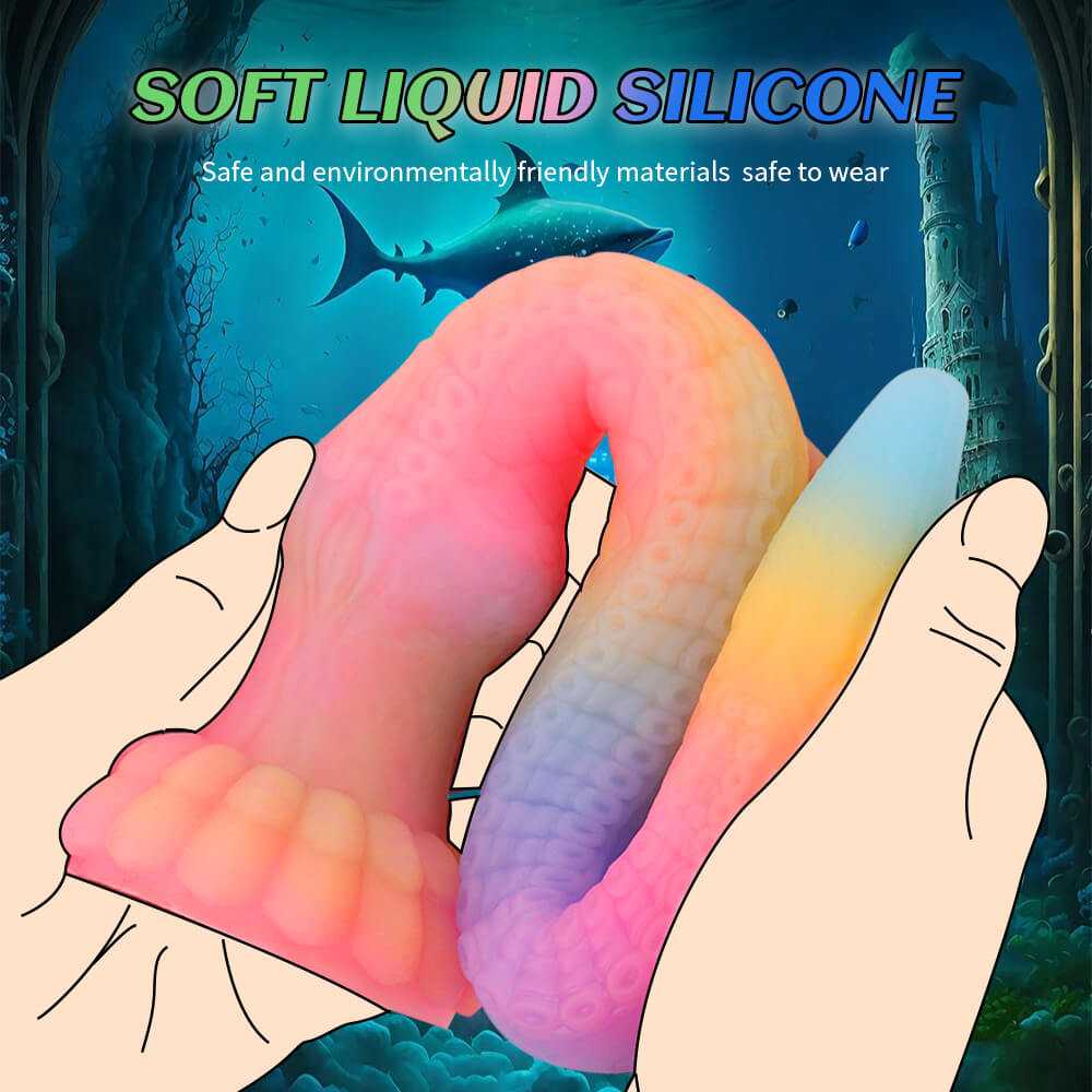16.4 Inch Tentacle Dildo - Glow In The Dark Dildo - Fantasy Dildo Xoxomoving
