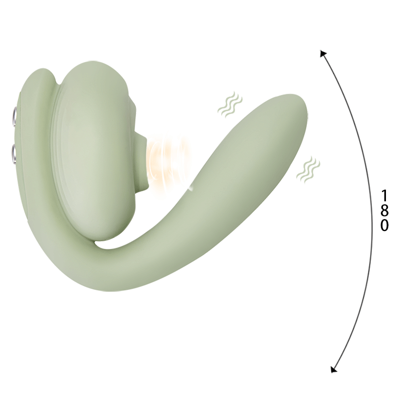 Xoxomoving - 2-in-1 Clit Sucking Vibrator for Double Pleasure Women's toy Xoxomoving