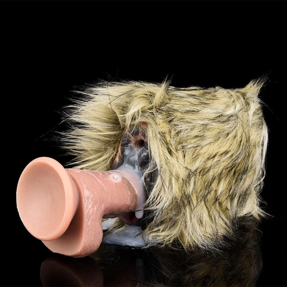 Pocket Pussy Masturbation Cup - Furry Animal Vaginal Male Masturbator Sex Toy Xoxomoving