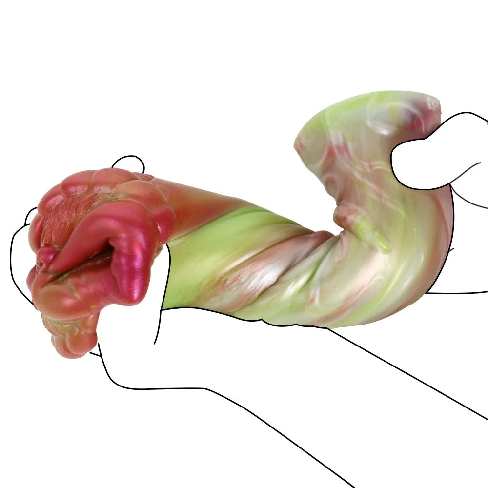 Monster Vagina Pocket Pussy Masturbation Cup - Silicone Exotic Penis Trainer Male Sex Toy Xoxomoving