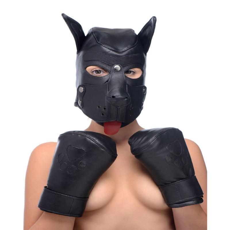 Strict Leather Padded Puppy Mitts - Xoxomoving