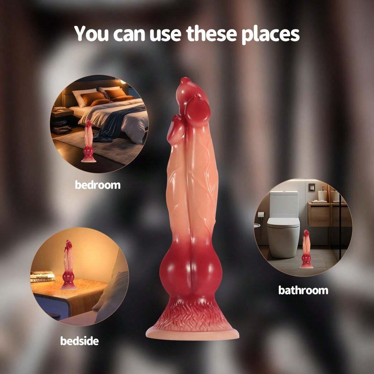 Fantasy Dog Penis Knot Dildo STS