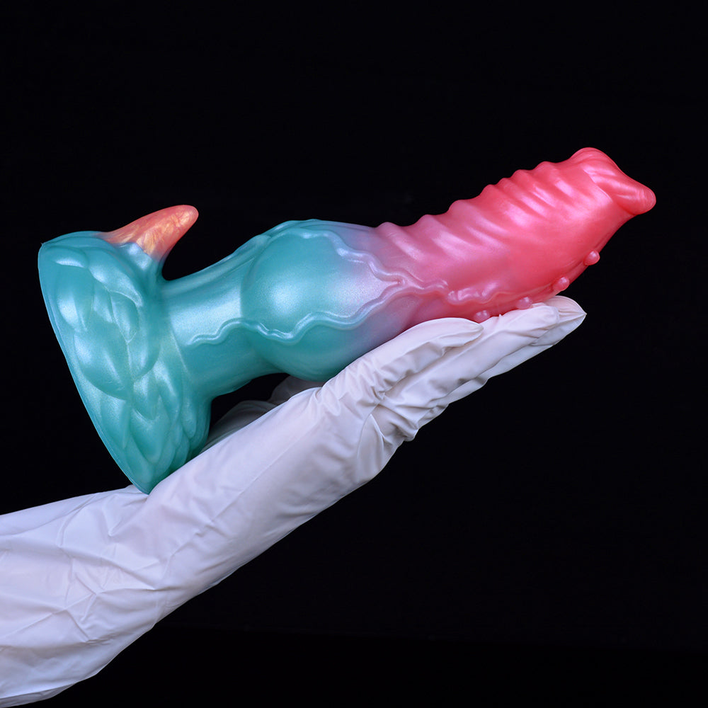 7 Inch Silicone Knot Dog Spiked Dildo Xoxomoving