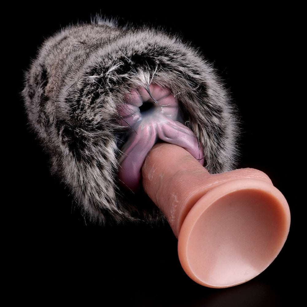Lifelike Bull Furry Sex Doll Male Masturbator - Realistic Animal Pocket Pussy Penis Blowjob Domlust