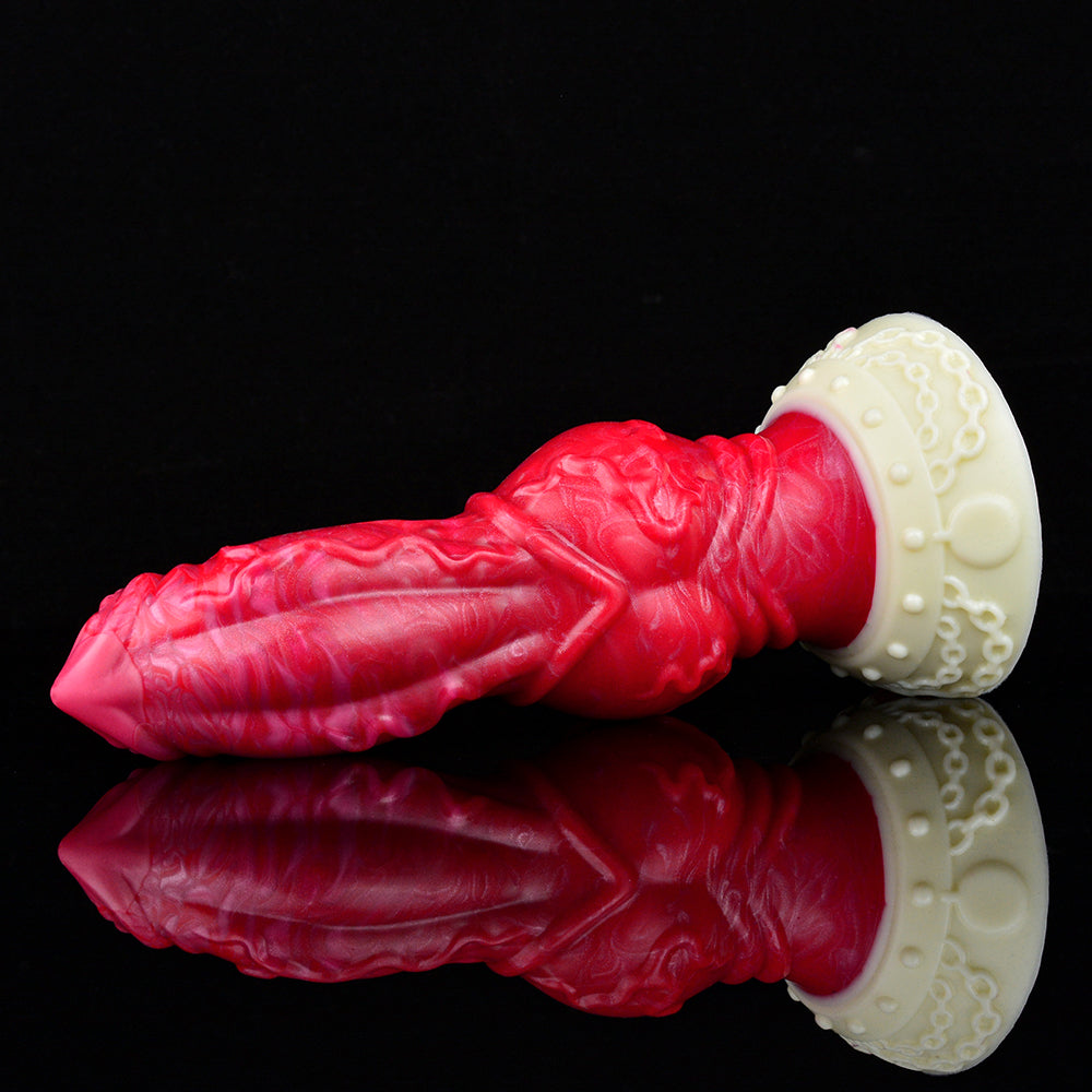 7 Inch Red Fantasy Knot Dog Dildo Xoxomoving