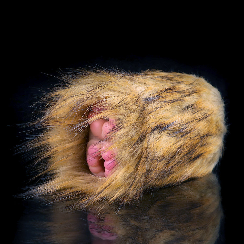 Monkey Pussy Pocket Animal Masturbator - Dual Vaginal Penis Masturbation Furry Sex Toy for Men Xoxomoving