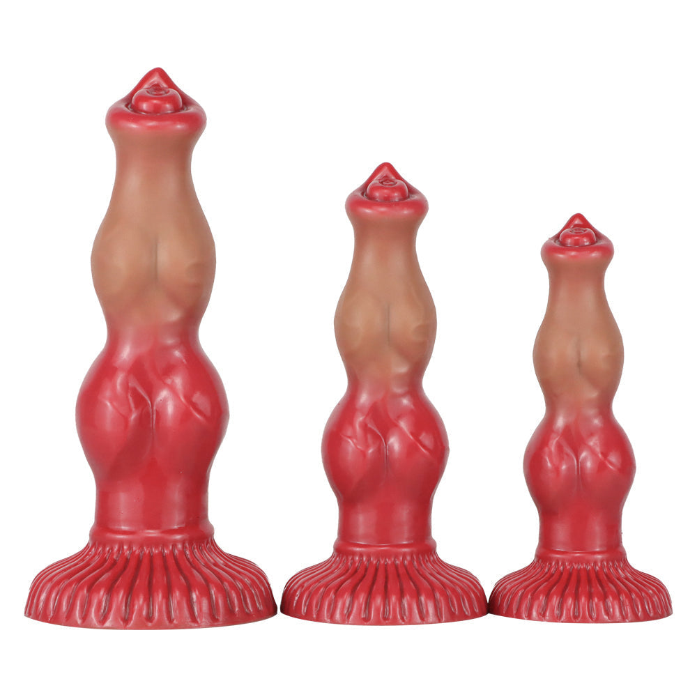 Red Wolf Penis Sex Toy Canine Animal Dildo Xoxomoving