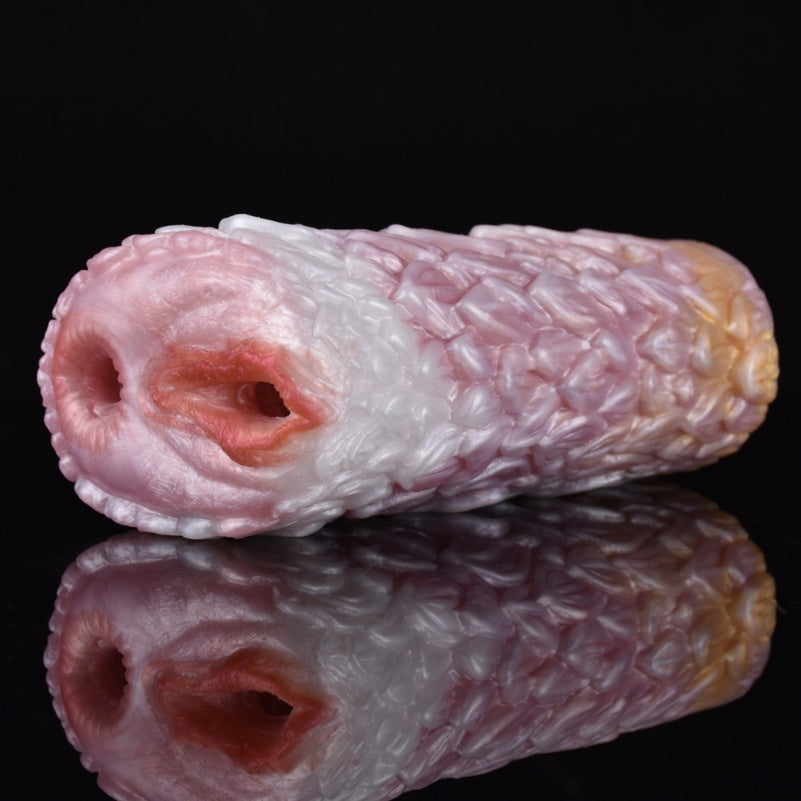 Fantasie Pink Pussycat Alien Sex Doll - Dual-Channel Pocket Masturbator Sex Toys for Men Xoxomoving
