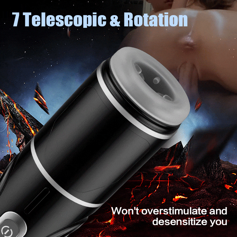 Chainsaw - Telescopic Rotation Masturbation Cup - Xoxomoving