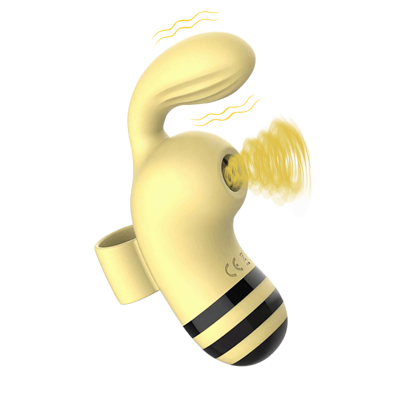 Compact Bee-Shaped Vibrator for Women - Strong Suction & Vibration Xoxomoving