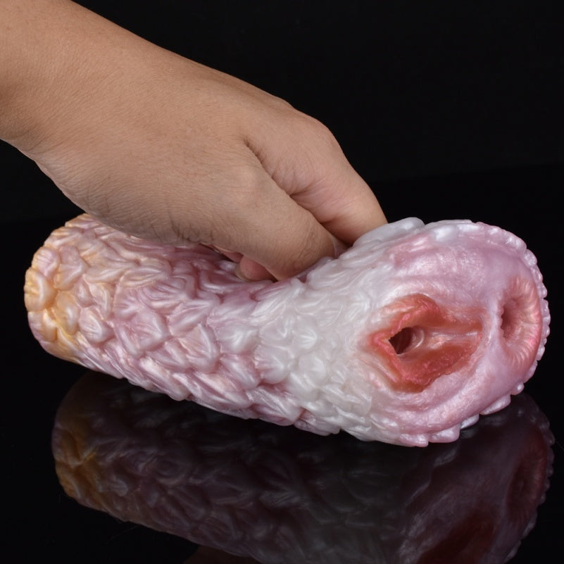 Fantasie Pink Pussycat Alien Sex Doll - Dual-Channel Pocket Masturbator Sex Toys for Men Xoxomoving