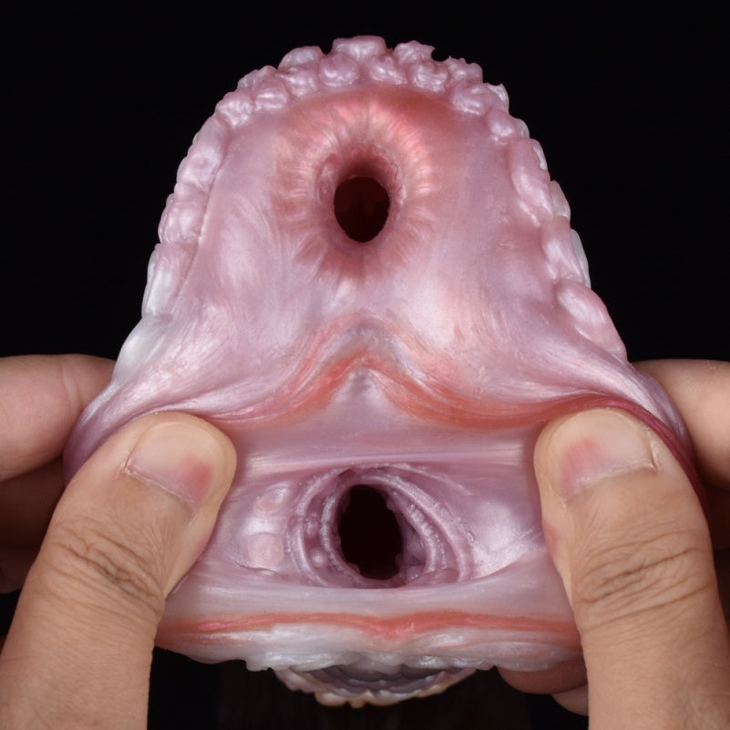 Fantasie Pink Pussycat Alien Sex Doll - Dual-Channel Pocket Masturbator Sex Toys for Men Xoxomoving