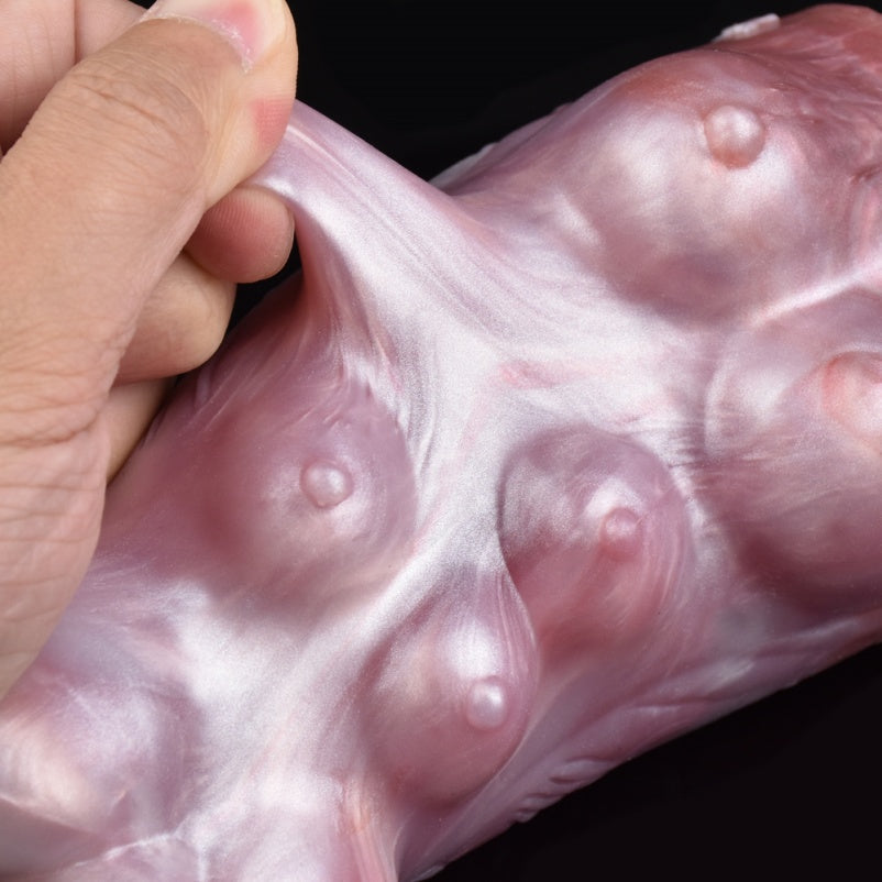 Pink Demonic Cow Pussy – Wild-Grip Silicone Pocket Masturbator Sex Toys for Men Xoxomoving