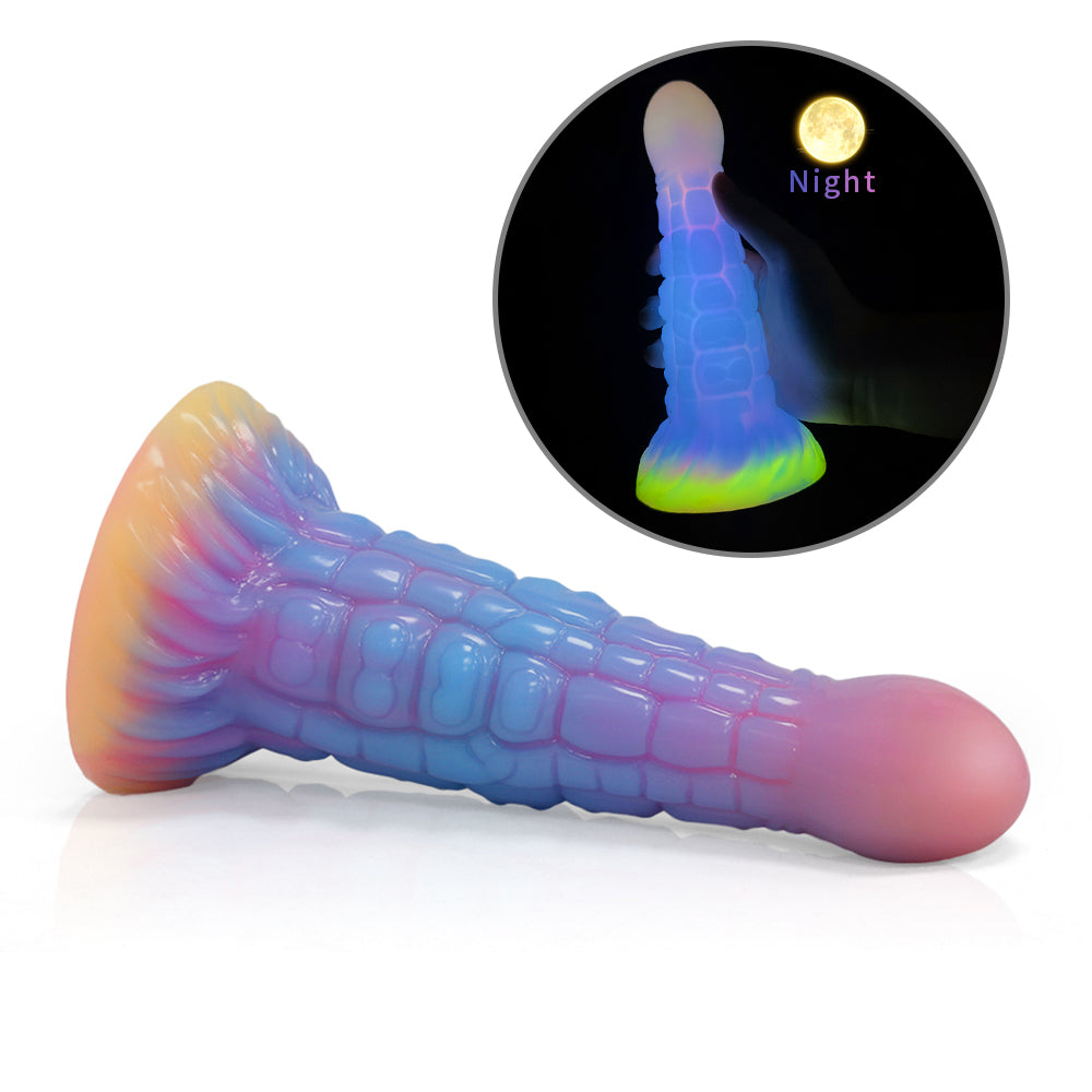 7 inch Alien Anal Glow In The Dark Dildo Xoxomoving